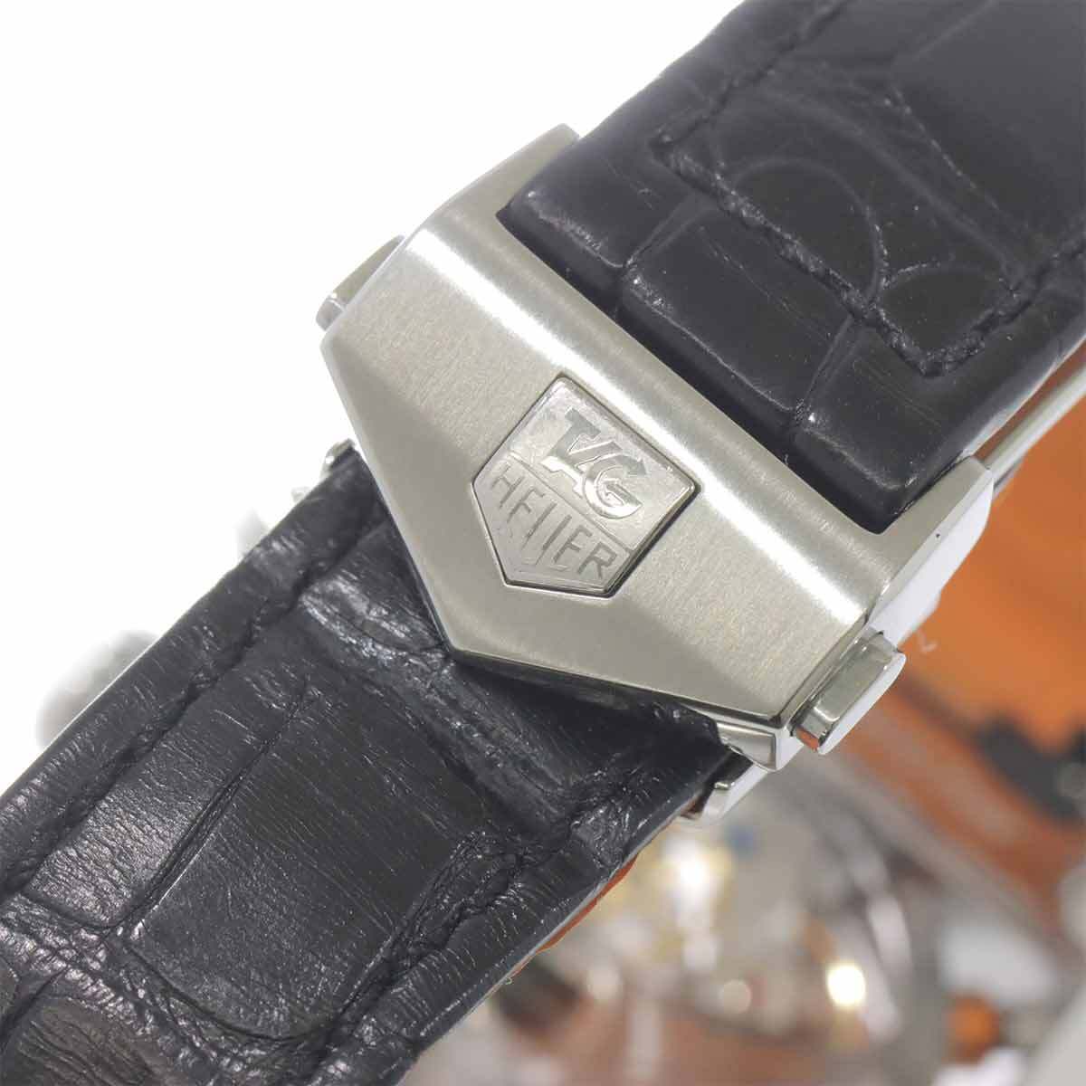 タグホイヤー TAG Heuer モナコ24 レーシング キャリバー36 クロノグラフ CAL5112 メンズ 腕時計 デイト グレー 自動巻き Monaco 90289331_画像7