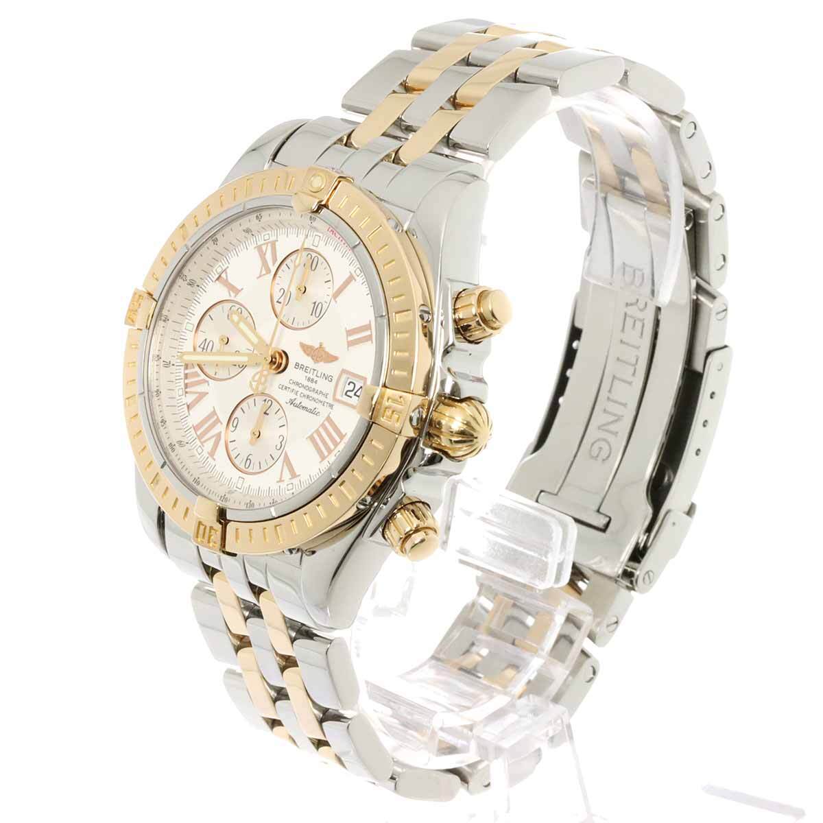 ブライトリング BREITLING クロノマット エボリューション コンビ C13356 クロノグラフ メンズ 腕時計 PG 自動巻き Chronomat 90268236_画像2