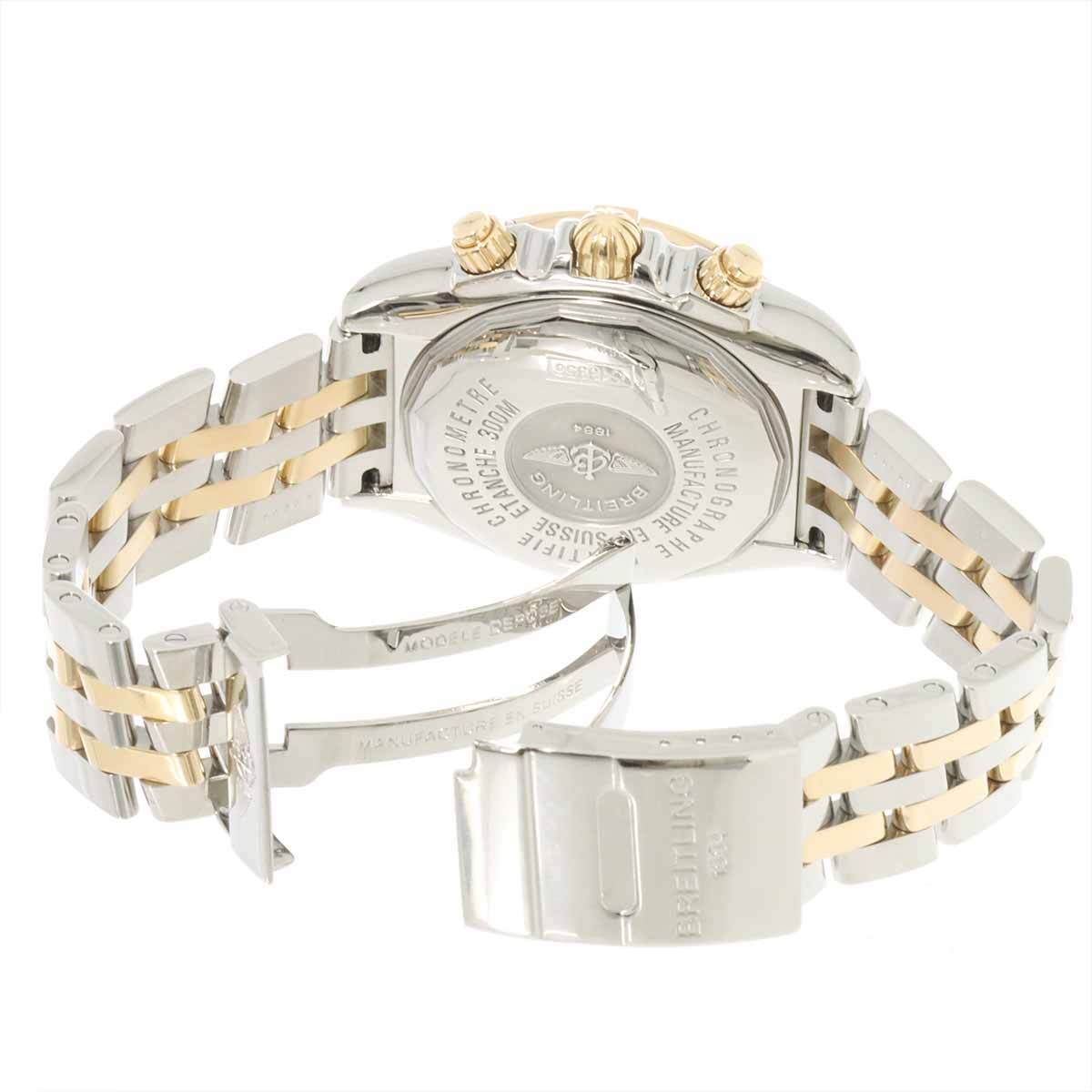 ブライトリング BREITLING クロノマット エボリューション コンビ C13356 クロノグラフ メンズ 腕時計 PG 自動巻き Chronomat 90268236_画像4