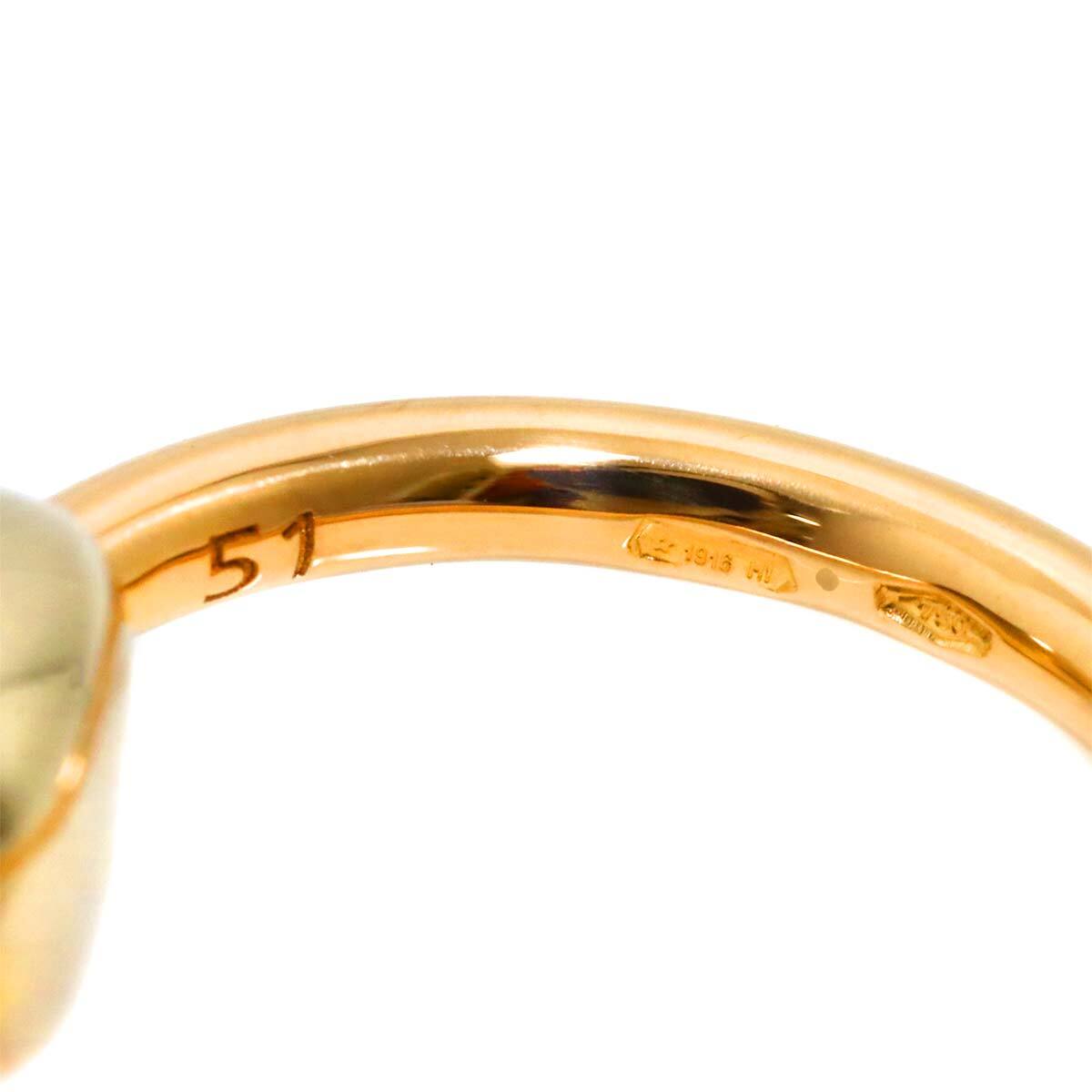 ポメラート Pomellato ヌード プチ #51 リング プラシオライト K18 PG WG 750 指輪 Ring【証明書付き】 90300951_画像3