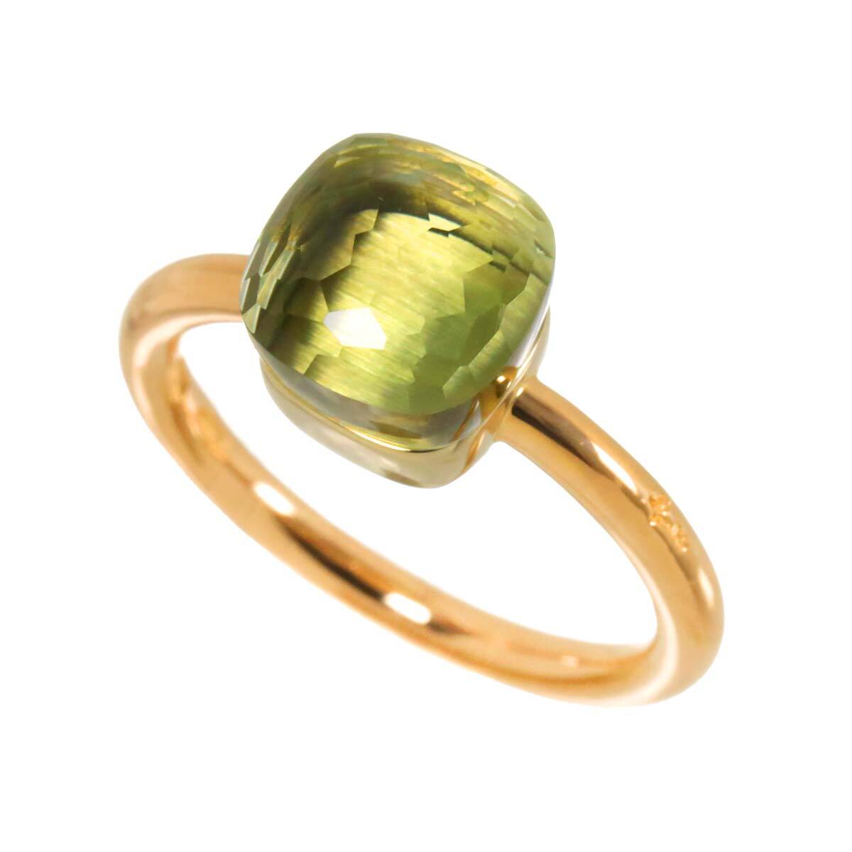 ポメラート Pomellato ヌード プチ #51 リング プラシオライト K18 PG WG 750 指輪 Ring【証明書付き】 90300951_画像6