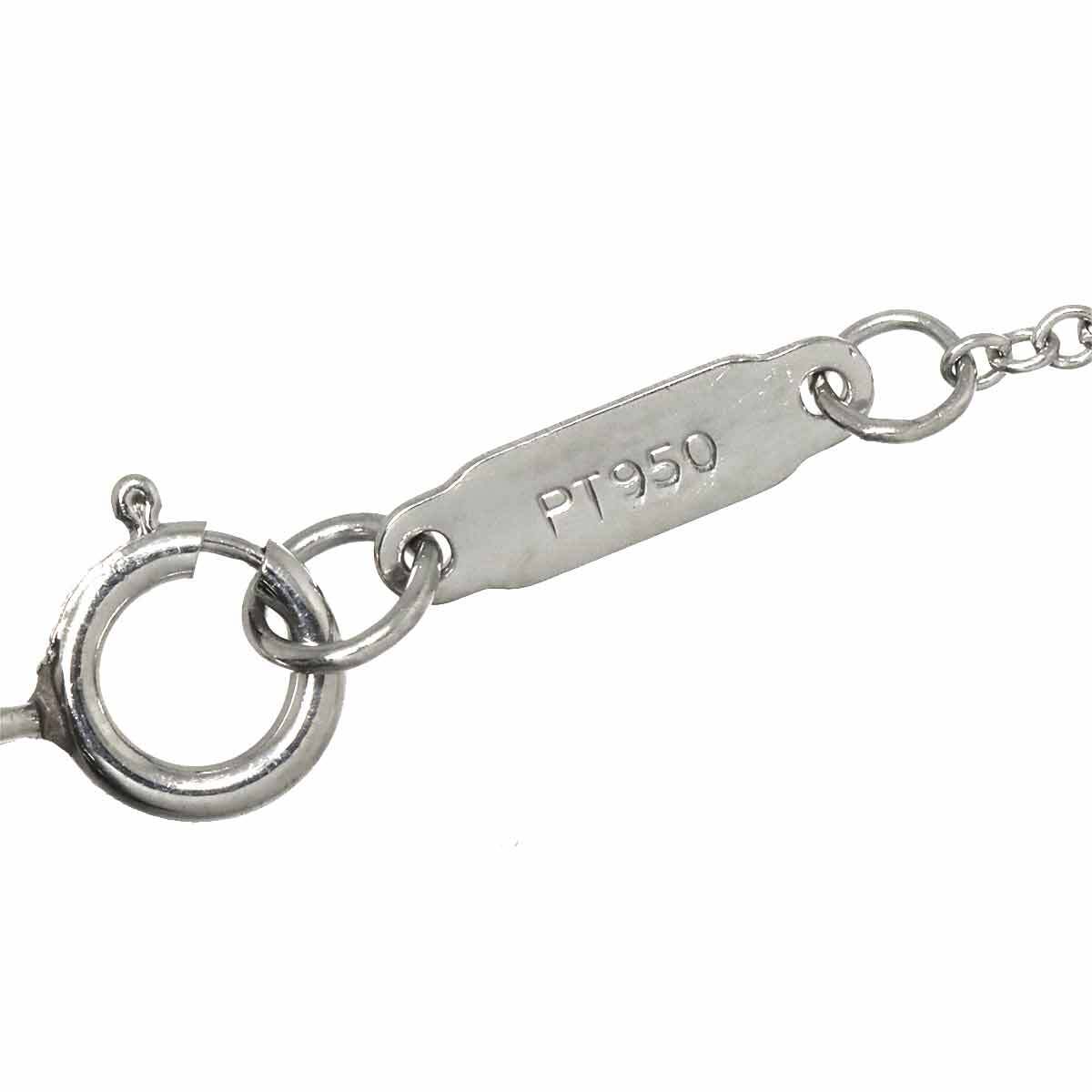 ティファニー TIFFANY&CO. ソリティア ダイヤ 0.23ct H/VVS1/EX ネックレス 42cm Pt プラチナ Necklace【鑑定書付き】 90300711_画像6