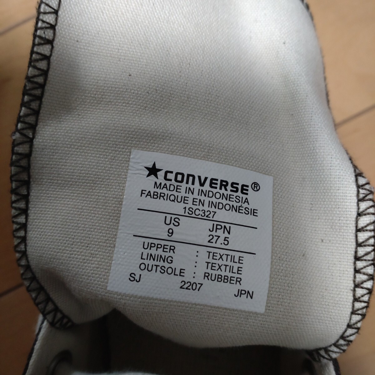 コンバース オールスター チャックテイラー CONVERSE スニーカー us originator us9 27.5cm 絶版モデル_画像7