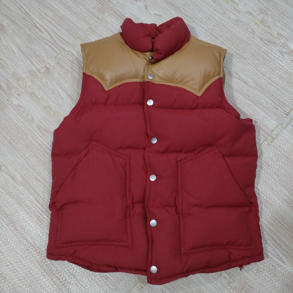 ダウンベスト ビンテージ who's who Gallery Mサイズ_画像1