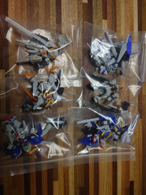 ガンダム　モビルスーツアンサンブル 組立済 セット　ジャンク　完成品_画像3