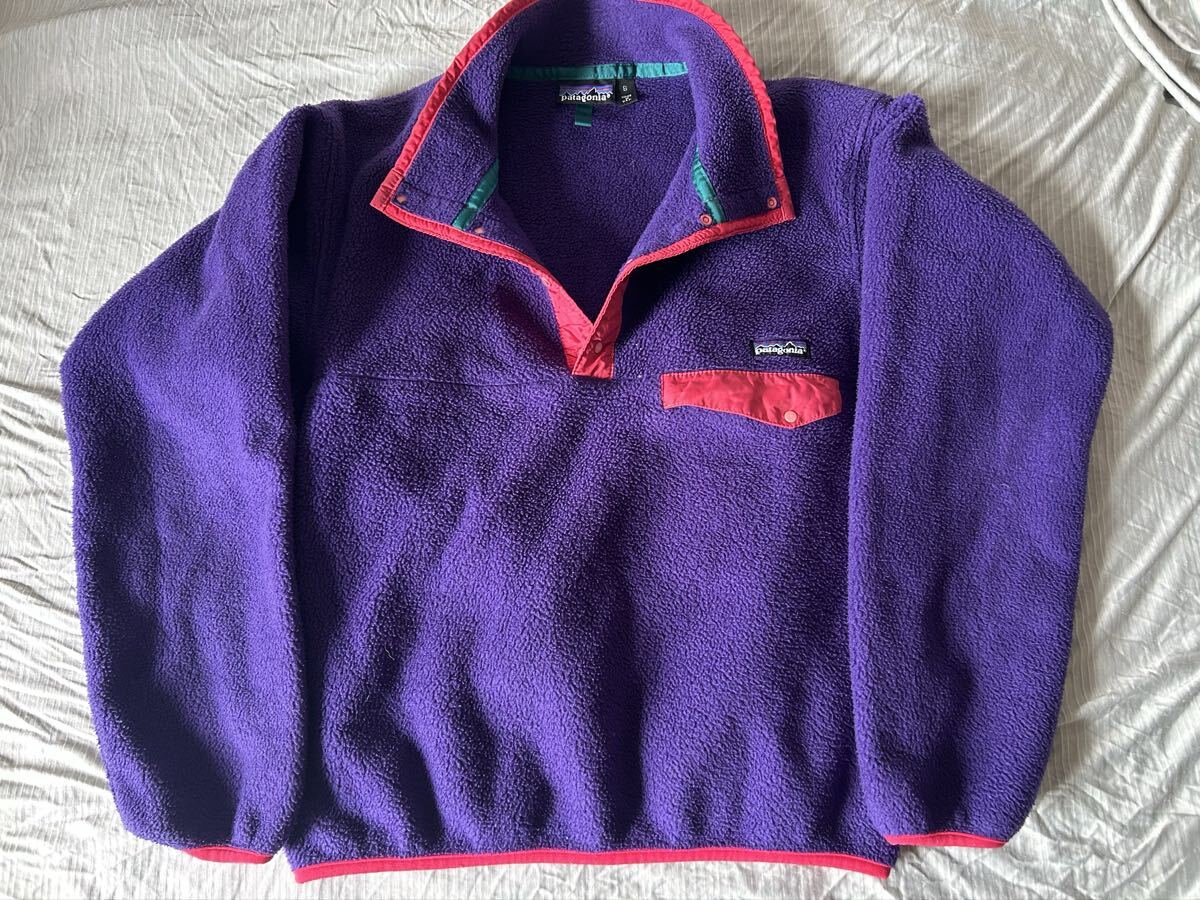 パタゴニア　 スナップT シンチラ Patagonia フリース　エッグプラント_画像2
