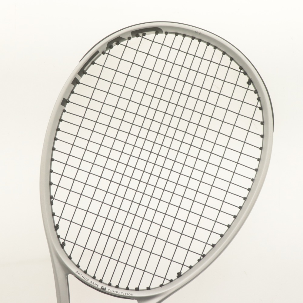 ■ HEAD 硬式テニスラケット BOOM MP アーサーアッシュコンペティション 2025年限定モデル 100インチ 295g G2 全長68.5cm グレー 袋付き_画像3