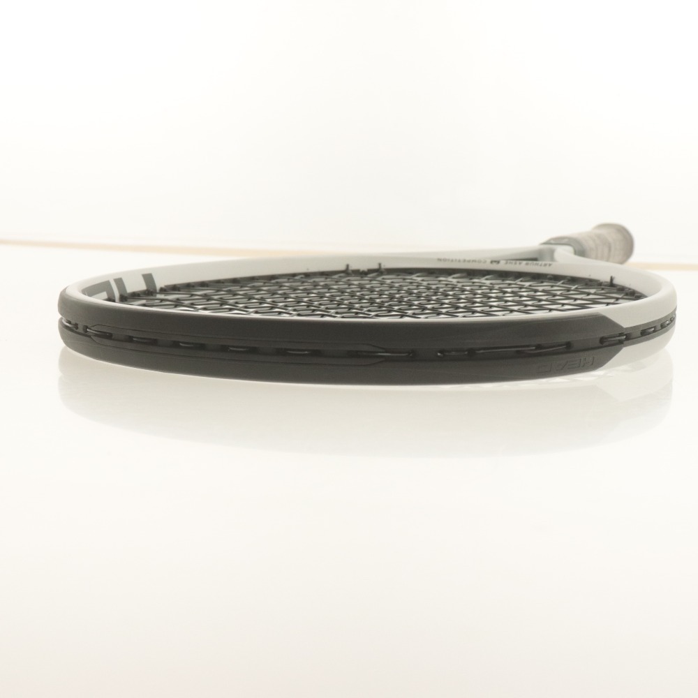 ■ HEAD 硬式テニスラケット BOOM MP アーサーアッシュコンペティション 2025年限定モデル 100インチ 295g G2 全長68.5cm グレー 袋付き_画像6