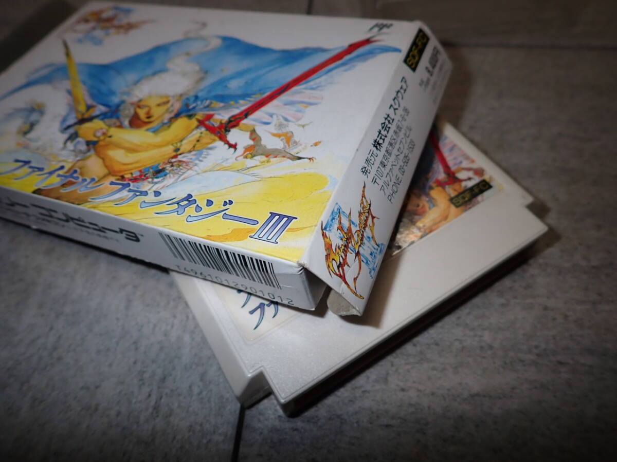 ファイナルファンタジー 3 Ⅲ FC FF 箱 付き ファミコン G00/F3916_画像7