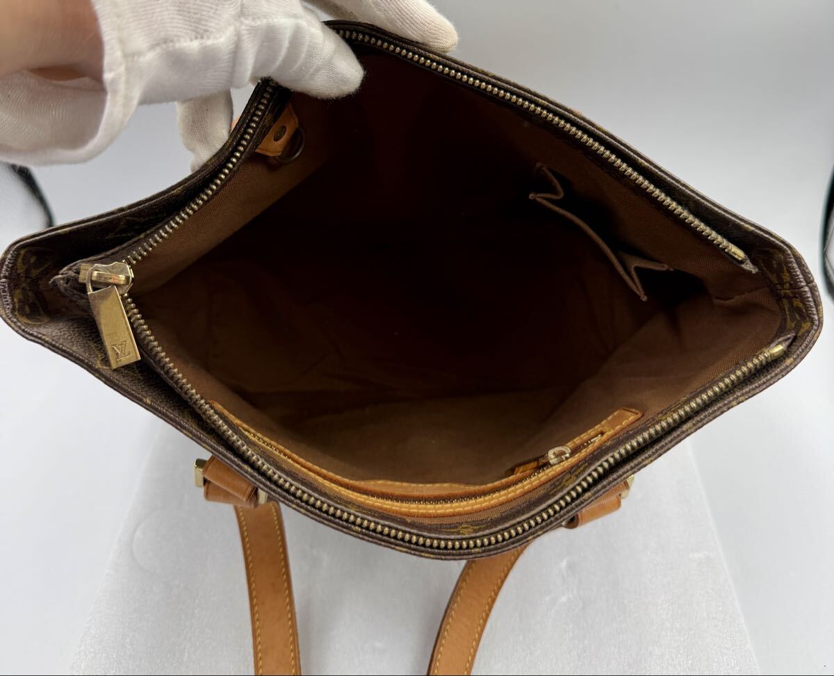 1円〜② 美品 Louis Vuitton カバピアノ ルイ ヴィトン モノグラム M51148 ハンドバッグ ブラウン トートバック _画像5