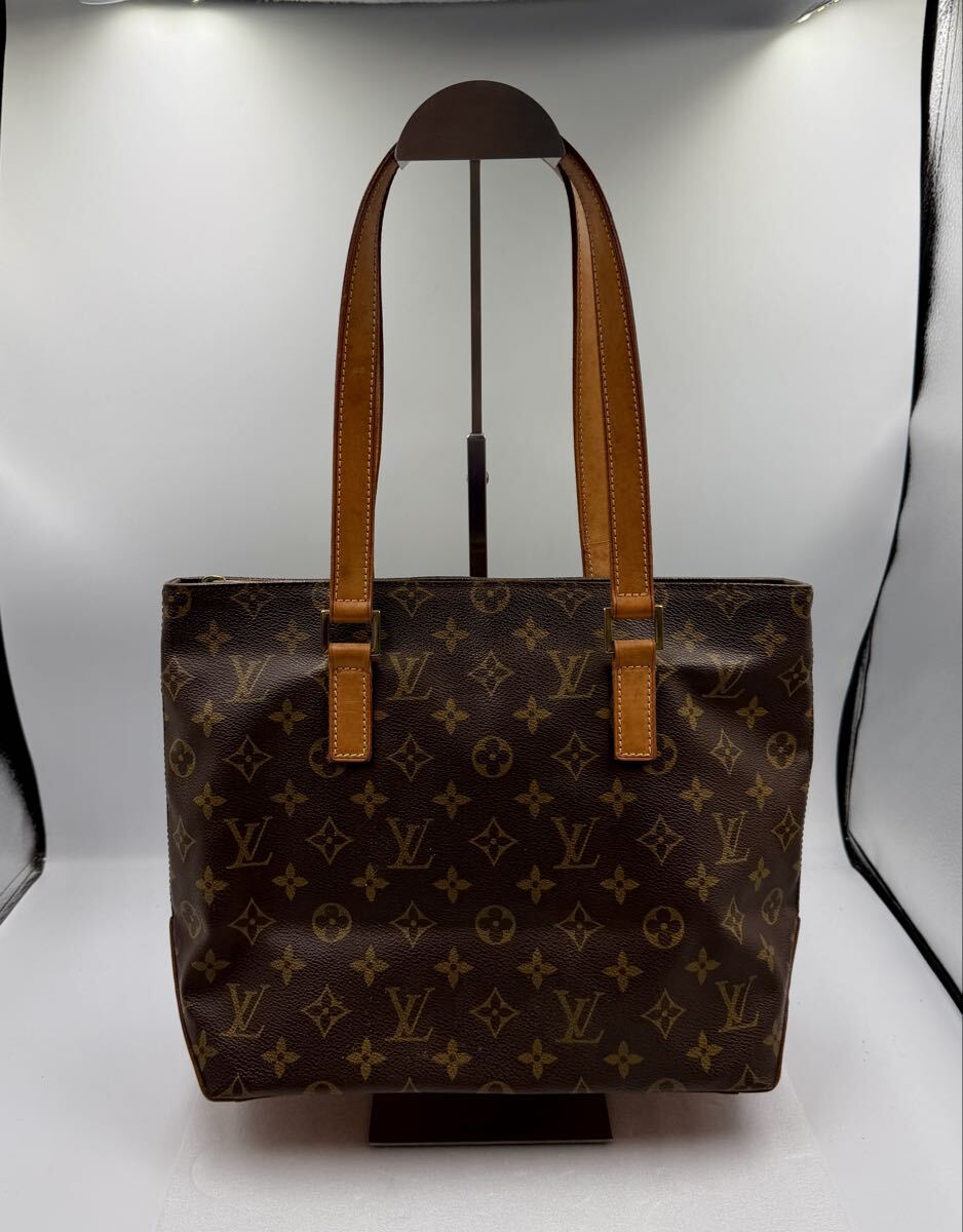 1円〜② 美品 Louis Vuitton カバピアノ ルイ ヴィトン モノグラム M51148 ハンドバッグ ブラウン トートバック _画像1