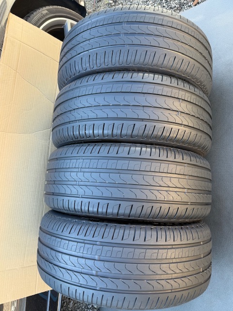 中古タイヤ4本セット 245/45/18 PIRELLI CintuRato P7 中古タイヤ4本セット 245/45/18 PIRELLI CintuRato P7 2023年製_画像1