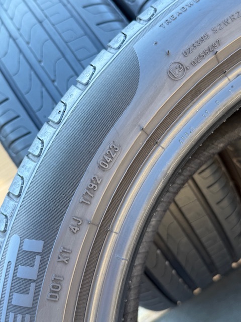 中古タイヤ4本セット 245/45/18 PIRELLI CintuRato P7 中古タイヤ4本セット 245/45/18 PIRELLI CintuRato P7 2023年製_画像7