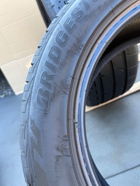 中古タイヤ4本セット 235/50/18 BRIDGESTONE LUFT RV 中古タイヤ4本セット 235/50/18 BRIDGESTONE LUFT RV 2023年製_画像7