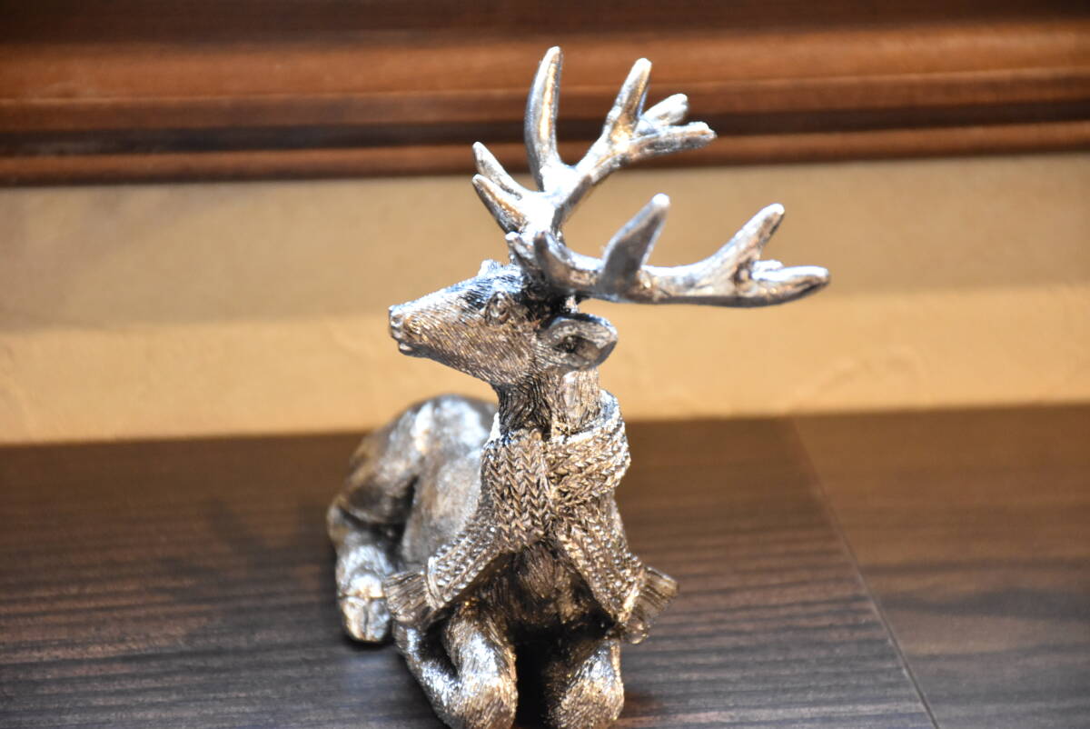 PAY4・HA9*シルバー*フォレスト*ディアー*トナカイ*オブジェ*アンティーク調*シャビ―シック*クラシック*飾り*ハルモニア*置物*小物*鹿_画像4