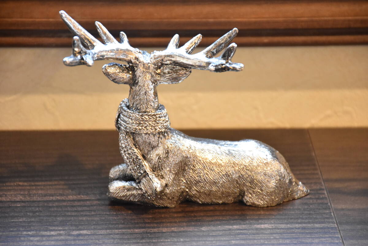 PAY4・HA9*シルバー*フォレスト*ディアー*トナカイ*オブジェ*アンティーク調*シャビ―シック*クラシック*飾り*ハルモニア*置物*小物*鹿_画像5