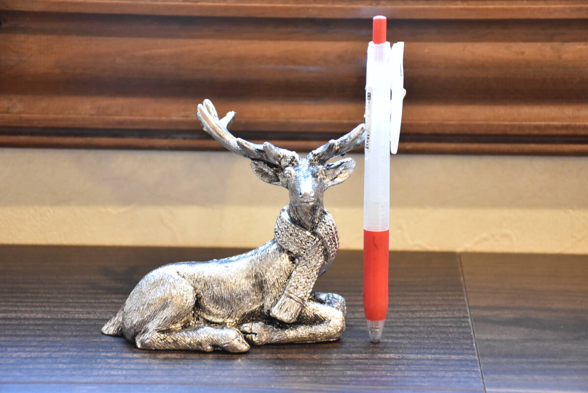 PAY4・HA9*シルバー*フォレスト*ディアー*トナカイ*オブジェ*アンティーク調*シャビ―シック*クラシック*飾り*ハルモニア*置物*小物*鹿_画像9