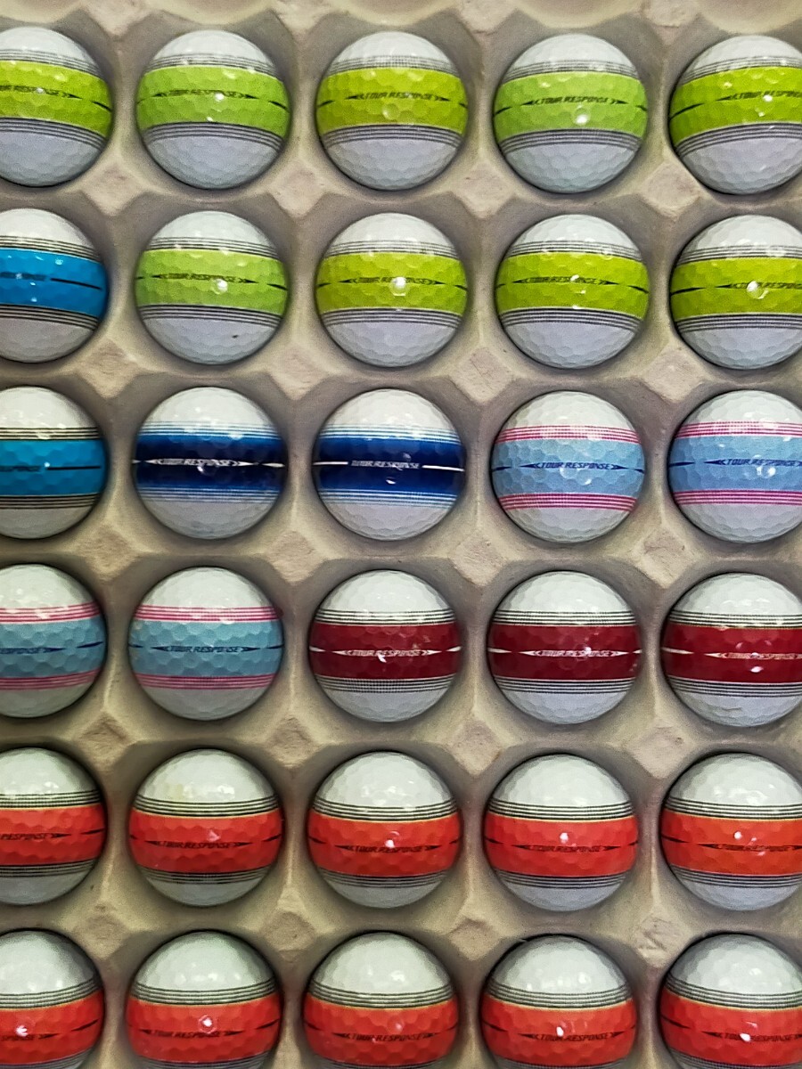 テーラーメイド ツアーレスポンス カラー混合 30個_画像6