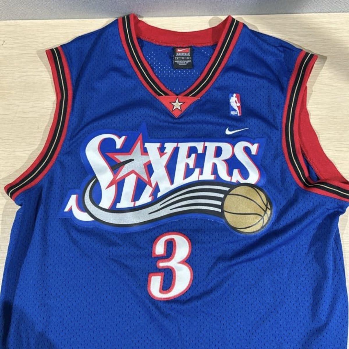 ★希少 ヴィンテージNBA 76ers IVERSON アレン・アイバーソン ユニフォーム Lサイズ_画像1