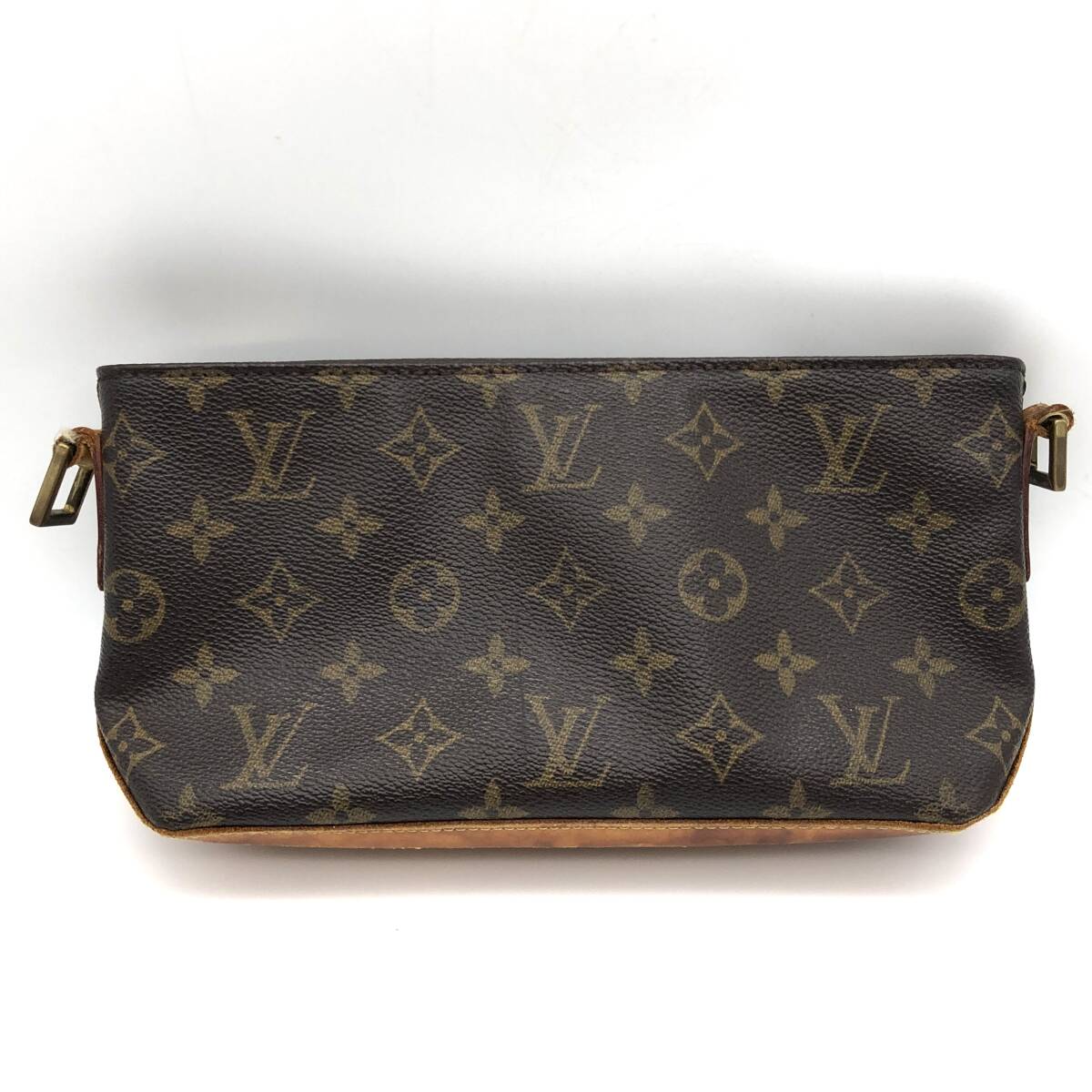 TY2809■LOUIS VUITTON ルイヴィトン モノグラム トロター AR1020 ショルダーバッグ ブラウン ※ショルダー切れ_画像2