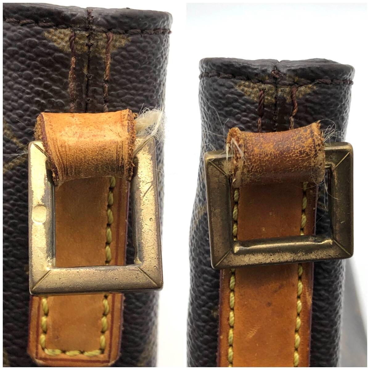 TY2809■LOUIS VUITTON ルイヴィトン モノグラム トロター AR1020 ショルダーバッグ ブラウン ※ショルダー切れ_画像8