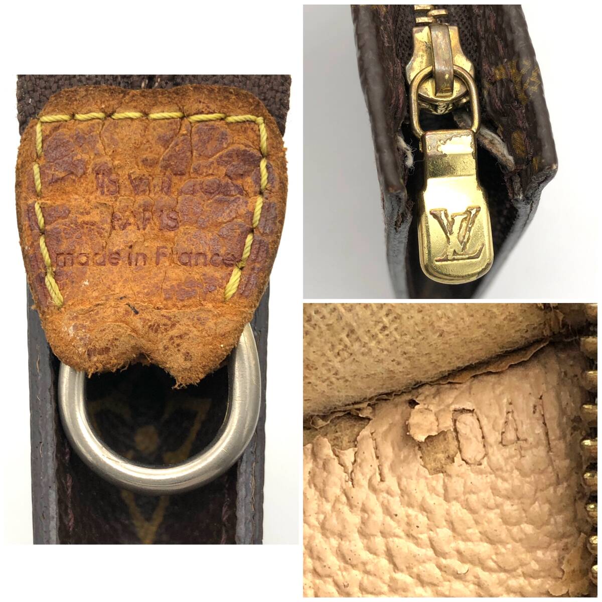 TY2816■LOUIS VUITTON ルイヴィトン 小物 3点まとめ エピ アジェンダ CA0969 モノグラム ポーチ VI0041 ポシェットクレ CA0045 _画像7