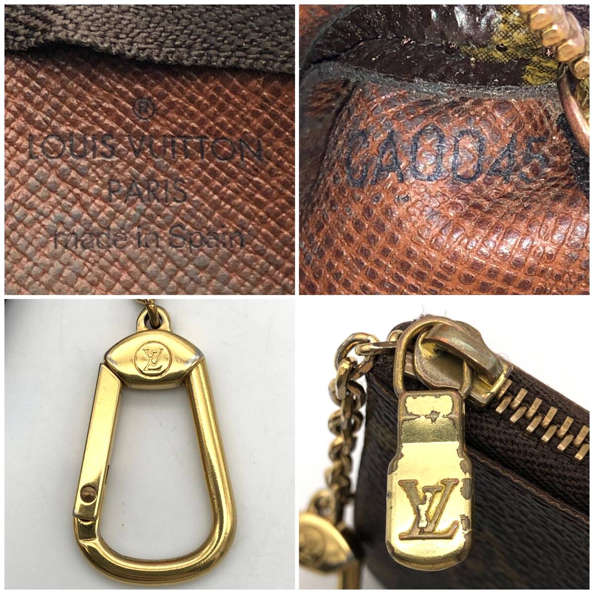 TY2816■LOUIS VUITTON ルイヴィトン 小物 3点まとめ エピ アジェンダ CA0969 モノグラム ポーチ VI0041 ポシェットクレ CA0045 _画像10