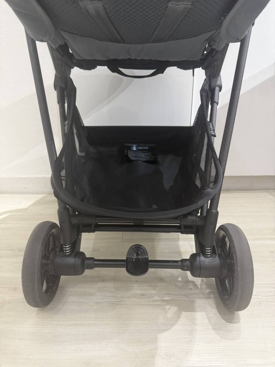 【GT0157】1円スタート Cybex/サイベックス　A型ベビーカー　Melio Carbon/メリオカーボン JP B Soho Grey 子供用品 ジュニア 赤ちゃん _画像7