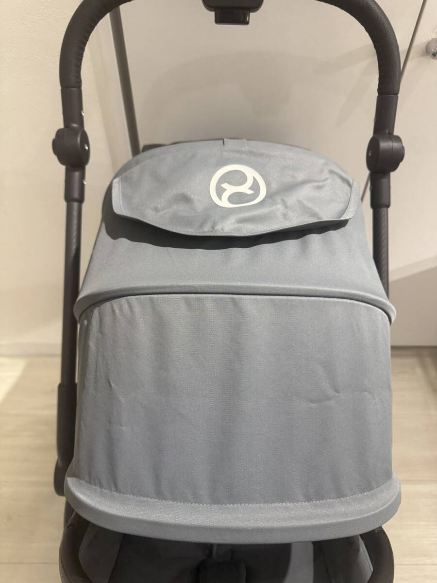 【GT0157】1円スタート Cybex/サイベックス　A型ベビーカー　Melio Carbon/メリオカーボン JP B Soho Grey 子供用品 ジュニア 赤ちゃん _画像5