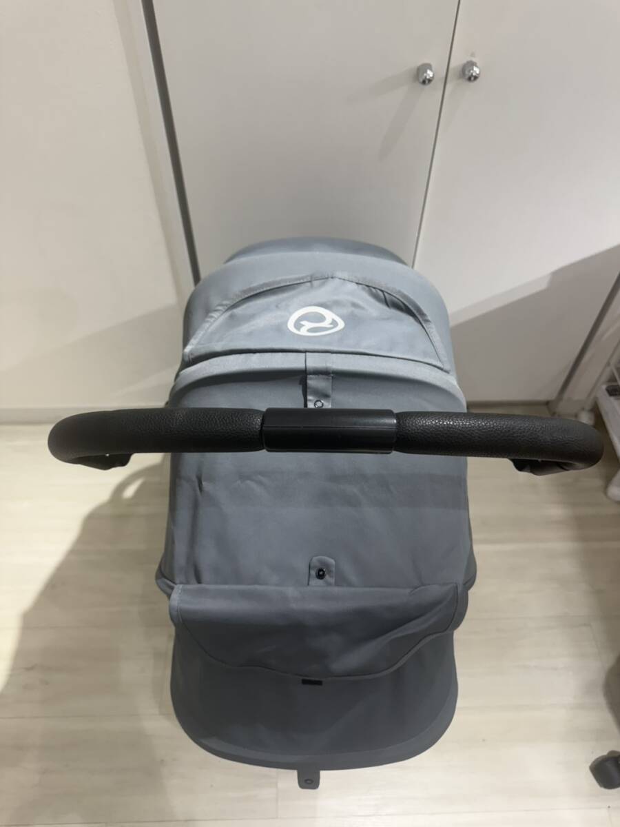 【GT0157】1円スタート Cybex/サイベックス　A型ベビーカー　Melio Carbon/メリオカーボン JP B Soho Grey 子供用品 ジュニア 赤ちゃん _画像8
