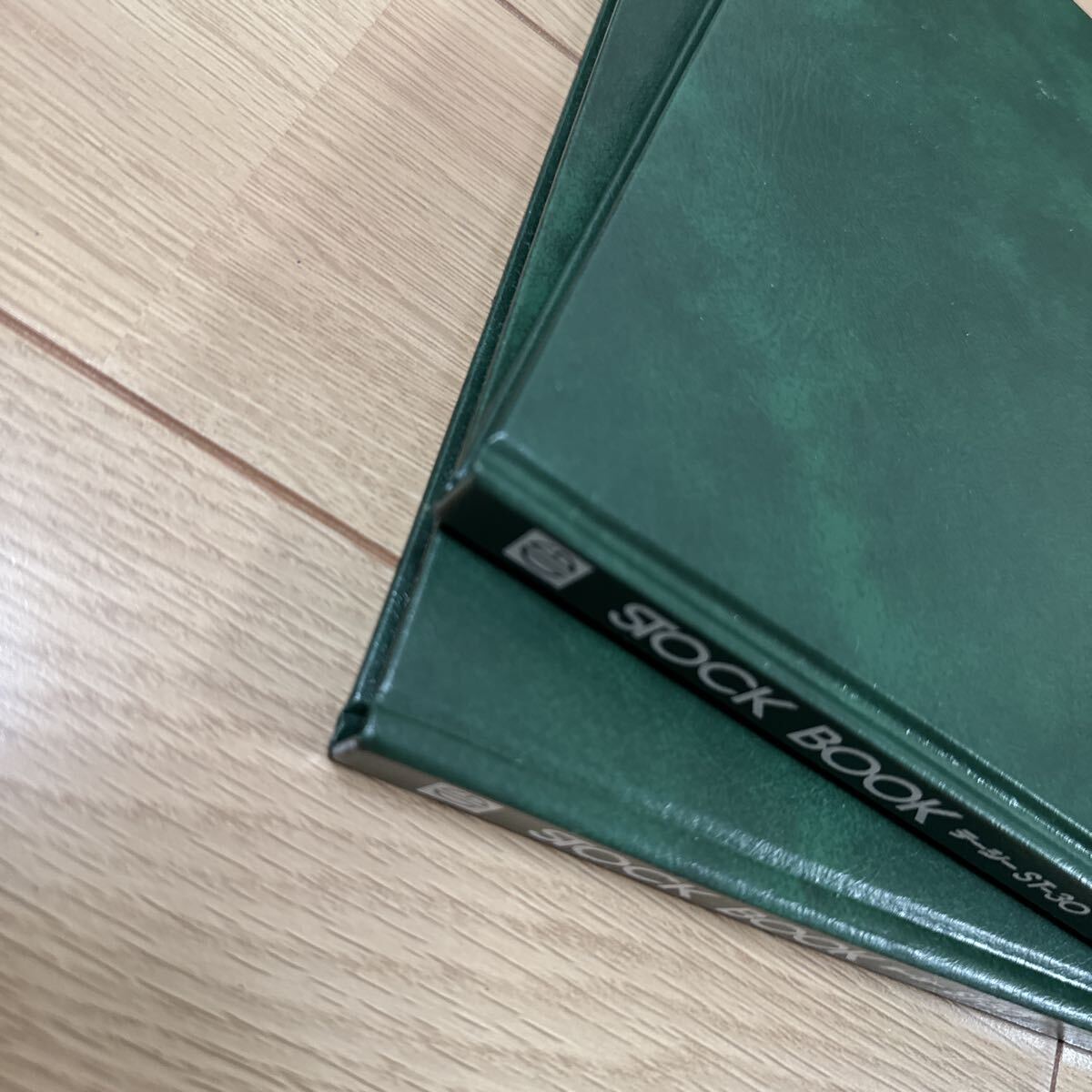  stock книжка марка место хранения для альбом te-ji-ST-30 зеленый 2 шт. суммировать картон 7 листов 14 страница 7 уровень 