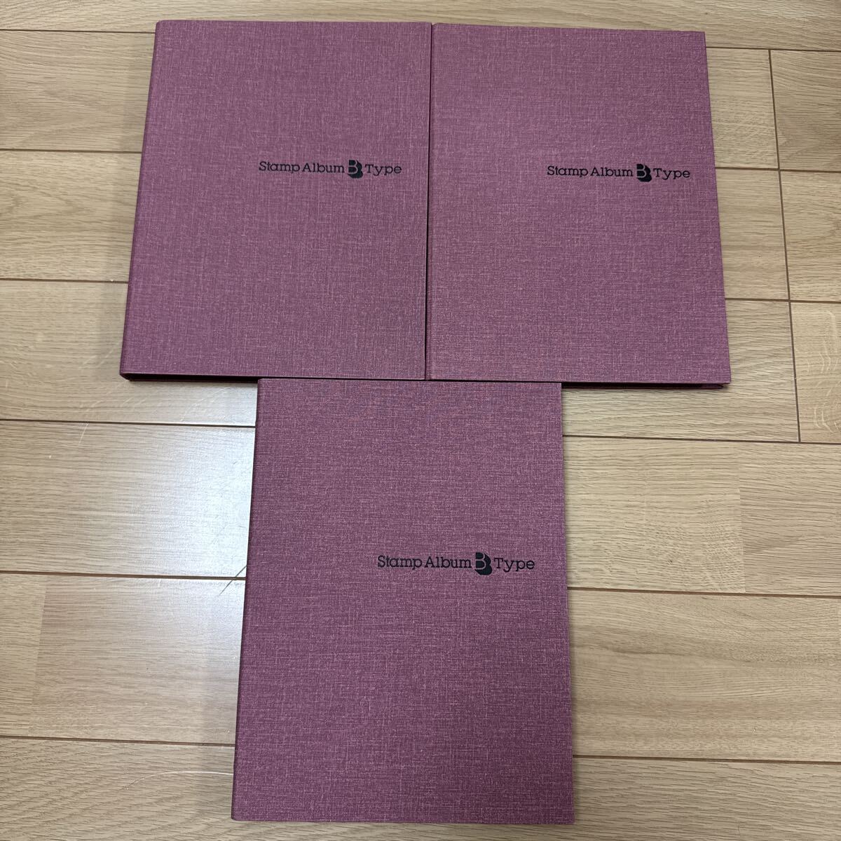  stock книжка штамп альбом марка место хранения для te-ji-SB-32 красный 3 шт. суммировать картон 12 листов 24 страница 6 уровень 