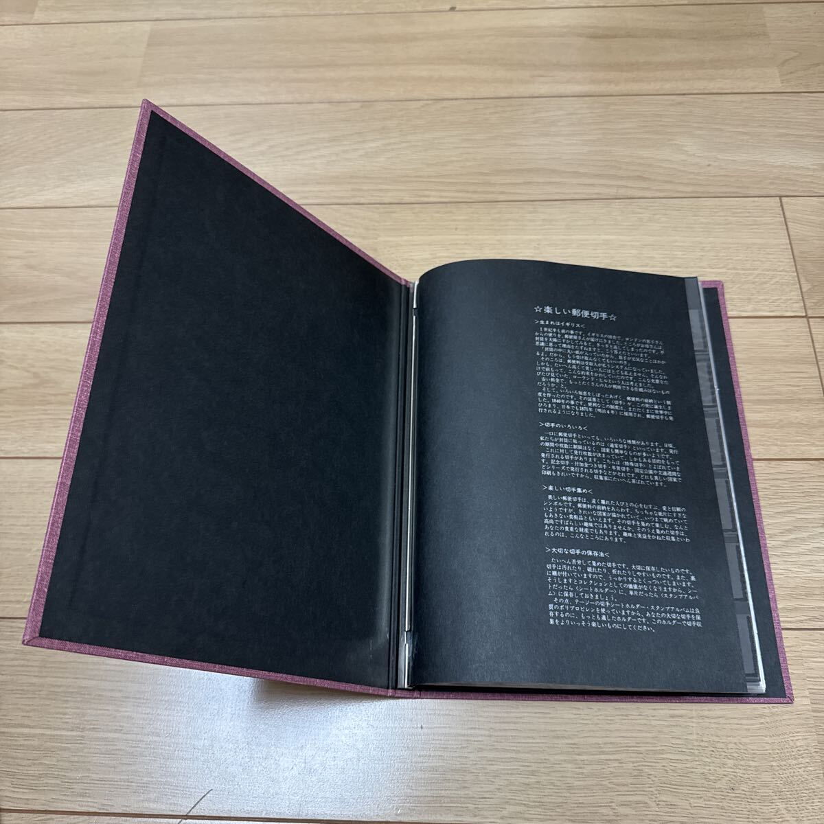  stock книжка штамп альбом марка место хранения для te-ji-SB-32 красный 3 шт. суммировать картон 12 листов 24 страница 6 уровень 