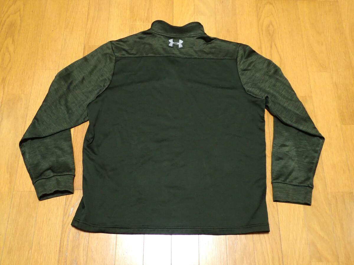 ☆UNDER ARMOUR　☆アンダーアーマー　☆スポーツウエア　☆ゴルフウエア　☆秋冬用　☆ハーフジッププルオーバー　☆カーキ　☆メンズ☆L_画像6
