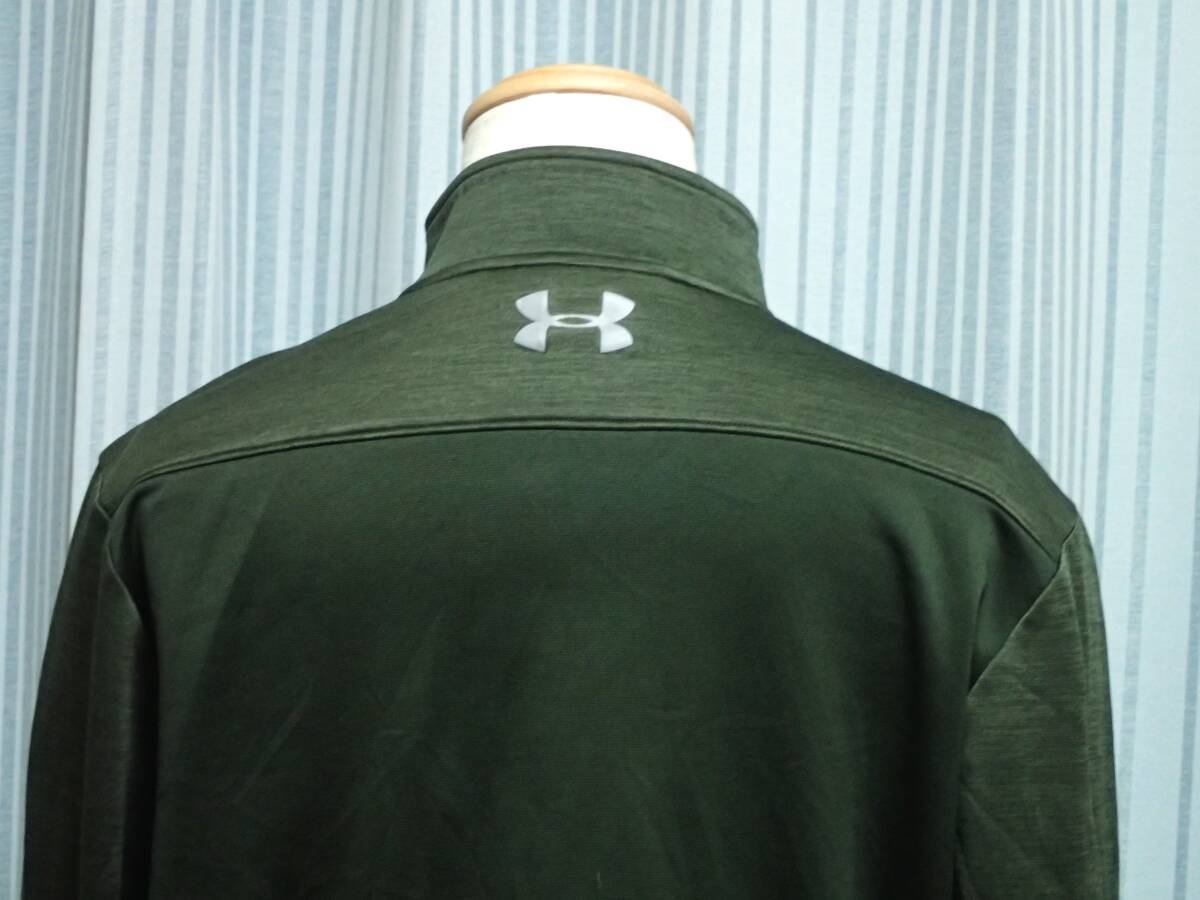 ☆UNDER ARMOUR　☆アンダーアーマー　☆スポーツウエア　☆ゴルフウエア　☆秋冬用　☆ハーフジッププルオーバー　☆カーキ　☆メンズ☆L_画像5