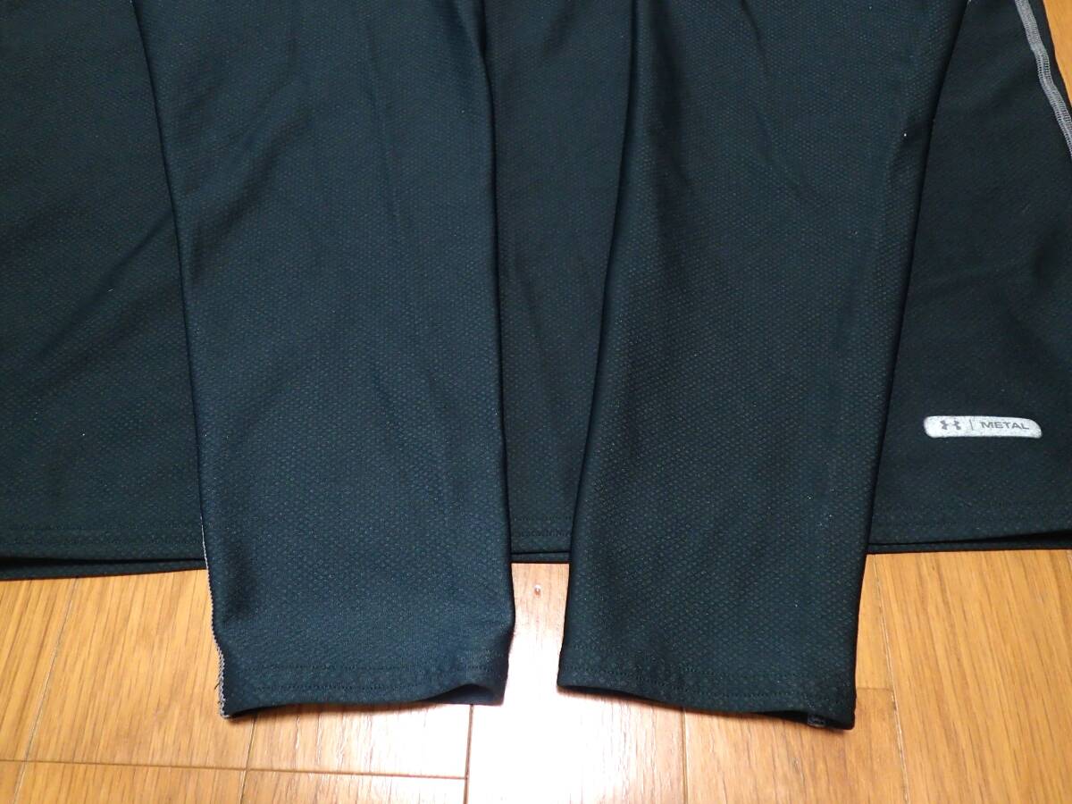 ☆UNDER ARMOUR ☆アンダーアーマー ☆スポーツウエア ☆秋冬用 ☆ラグラン袖 ☆モックネックプルオーバー ☆グリーン ☆大寸☆3XL _画像8