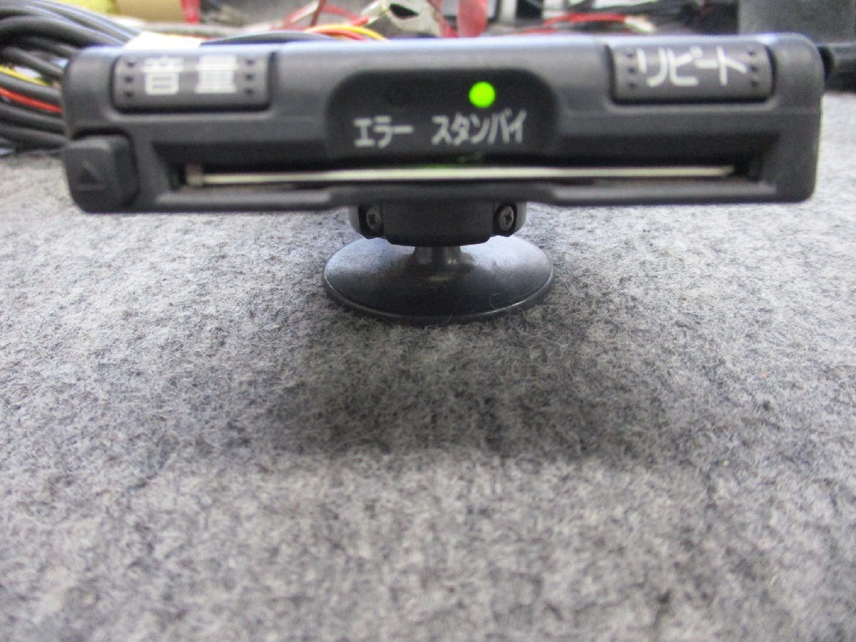 ▼軽四外し レターパックプラス発送 通電OK パナソニック アンテナ一体型 ETC CY-ET809D カード有効期限通知タイプ 軽自動車 中古品_画像2