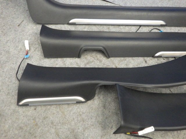 【C】 フーガ HYBRID 日産純正OP オプション イルミ イルミネーション スカッフプレート HY51 LED B64D0-CU000-17_画像8