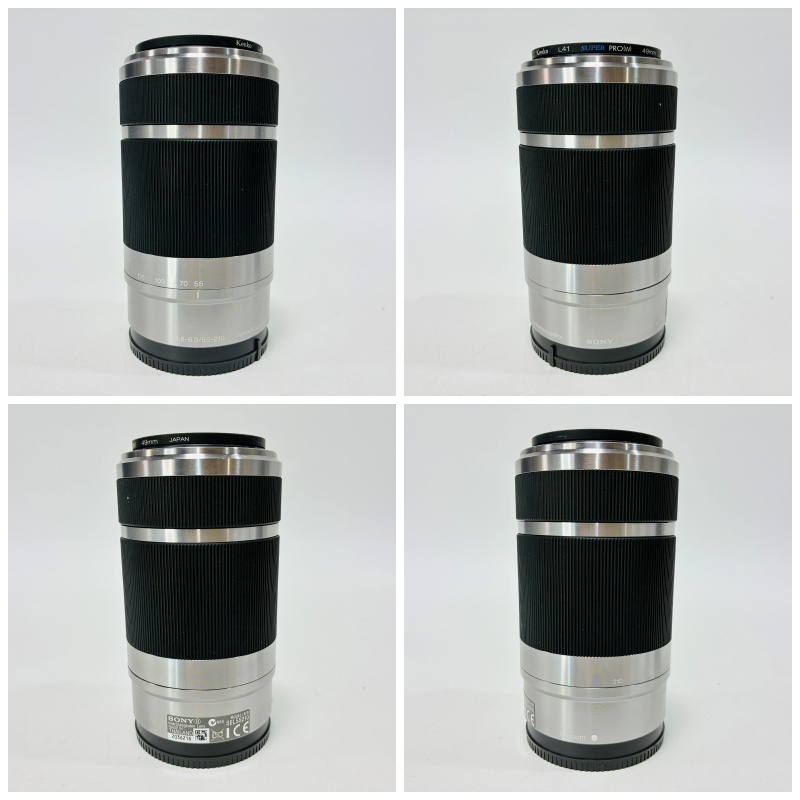 【64041C】動作品 ソニー SONY Optlcal SteadyShoT E-mount 1:4.5-6.3 55-210mm OSS 1m/3.29ft φ49 オートフォーカス動作OK 現状品の画像2