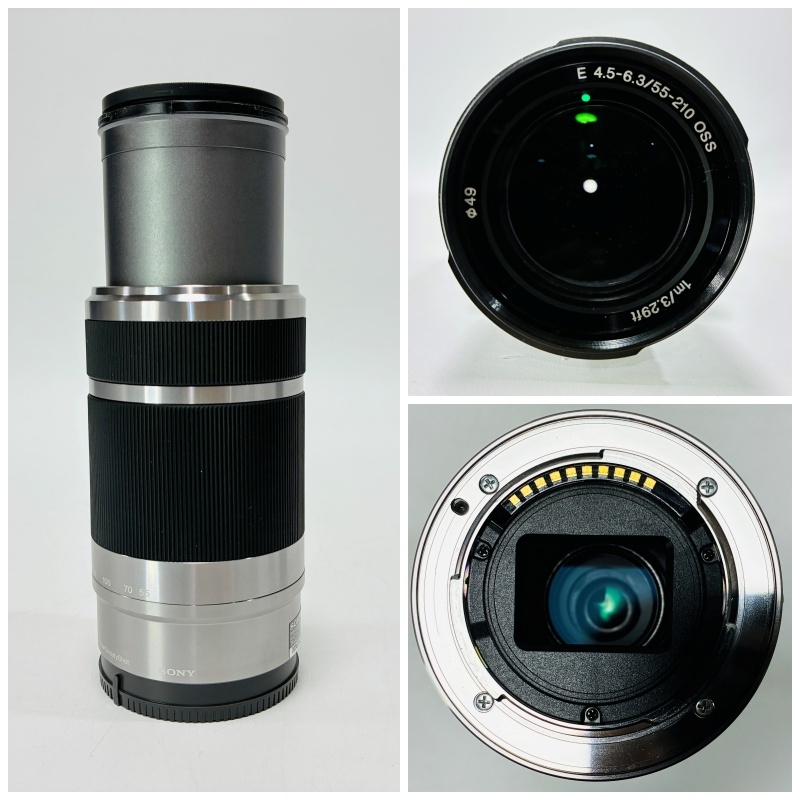 【64041C】動作品 ソニー SONY Optlcal SteadyShoT E-mount 1:4.5-6.3 55-210mm OSS 1m/3.29ft φ49 オートフォーカス動作OK 現状品の画像10