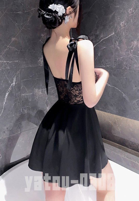 H792　コスプレウェア　透け透け　レース　ミニスカート　キャミソール　ワンピース　ベビードール　セクシーランジェリー　ナイトウェア_画像7