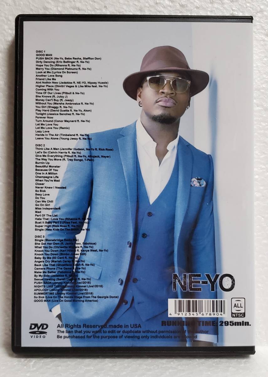 2022！NE-YO プロモ集！3DVD PV MV ニーヨ_画像2