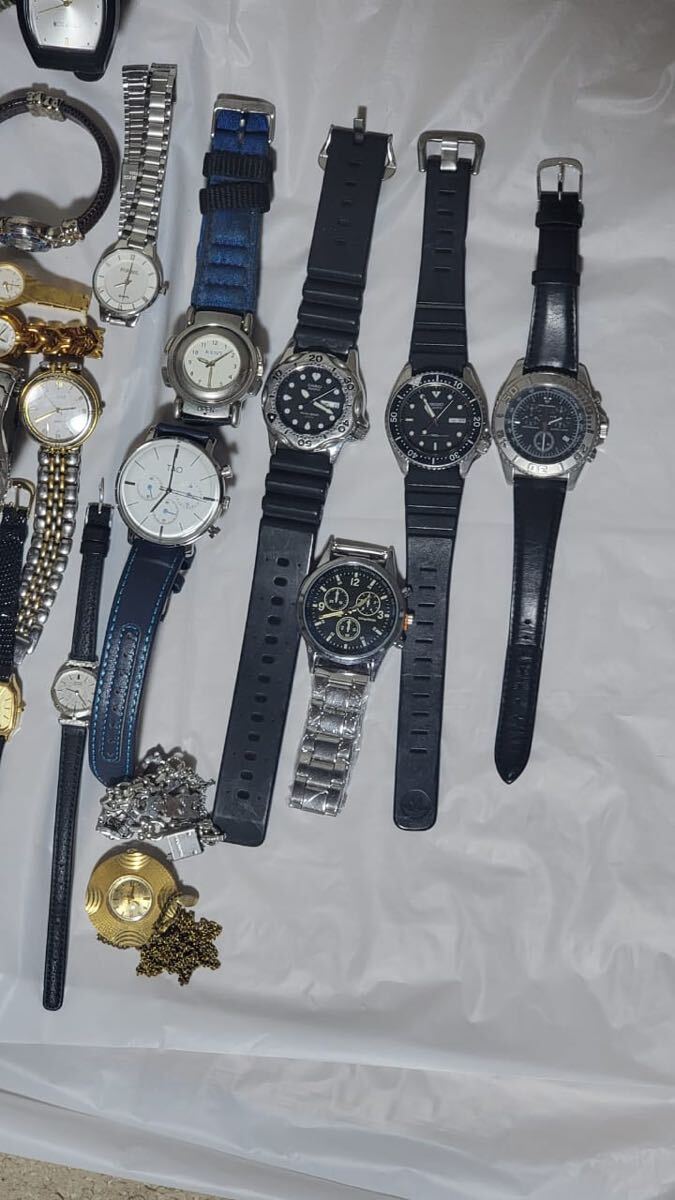  Junk часы продажа комплектом. SEIKO CASIO наручные часы 3 цельный 