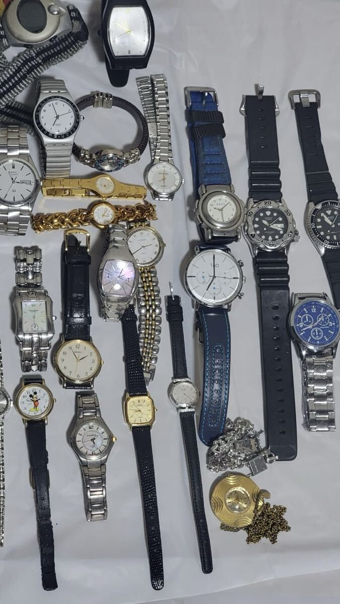  Junk часы продажа комплектом. SEIKO CASIO наручные часы 3 цельный 