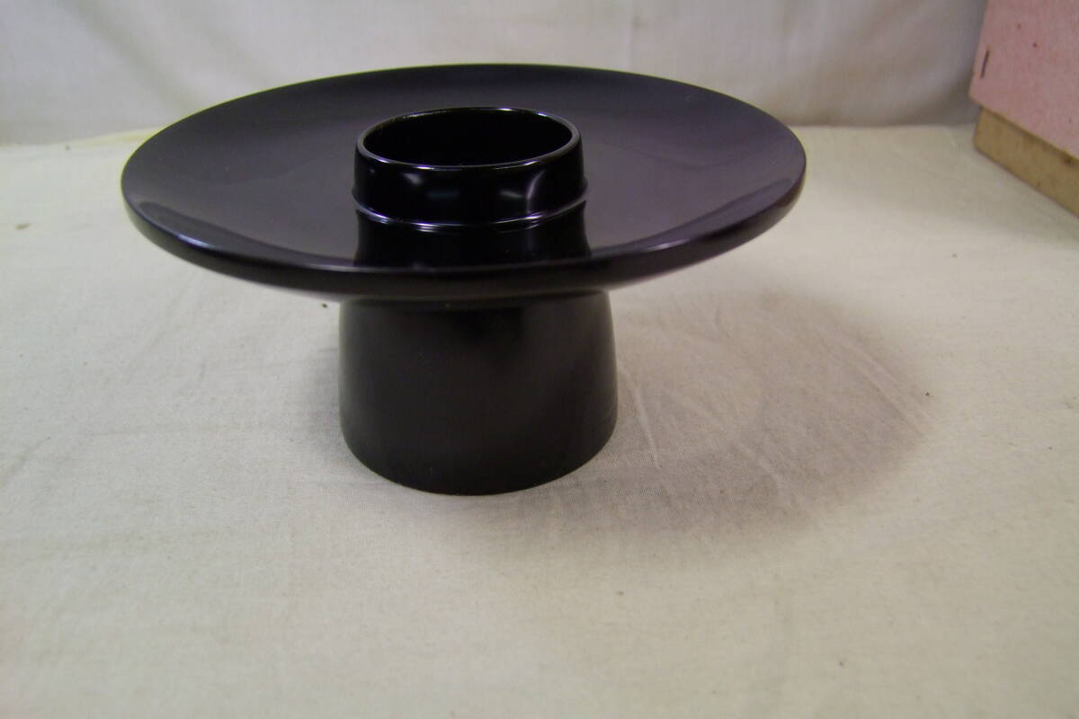 茶道具　懐石道具　木製　引き盃　盃台付_画像3