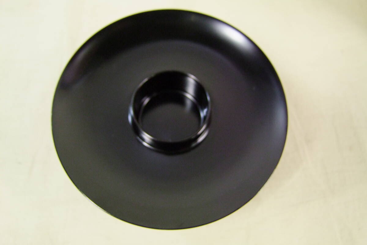 茶道具　懐石道具　木製　引き盃　盃台付_画像4