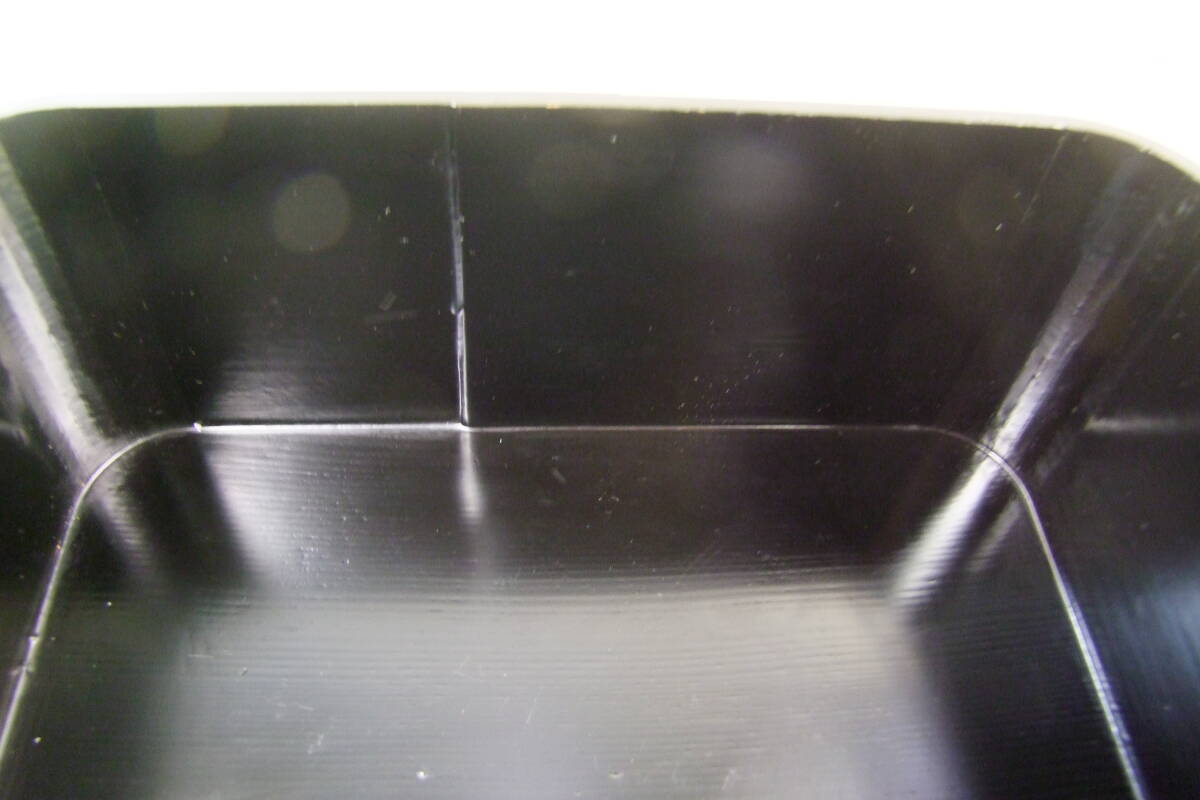 茶道具　黒漆塗　炭斗箱_画像5