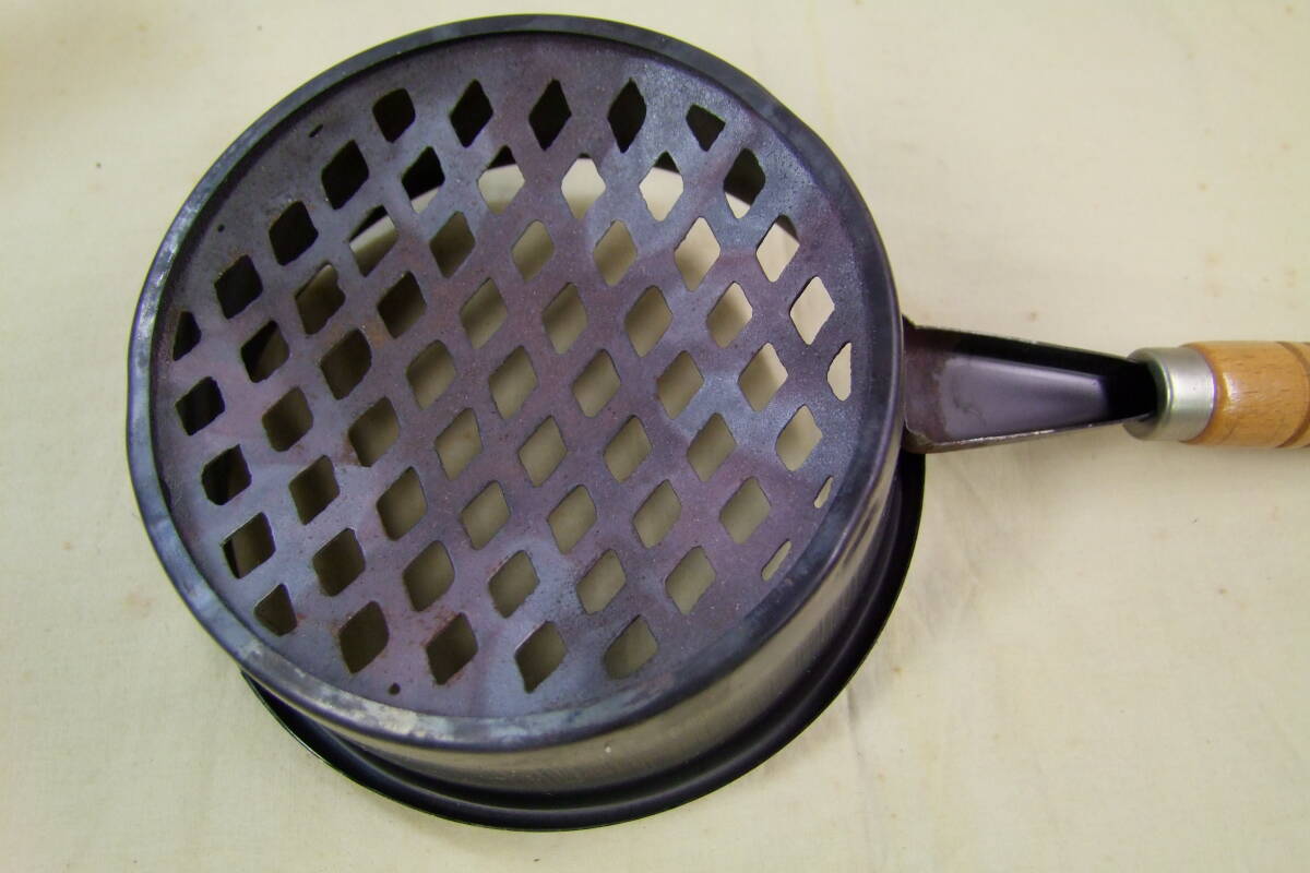 茶道具　台付十能　火起こし　火斗_画像6