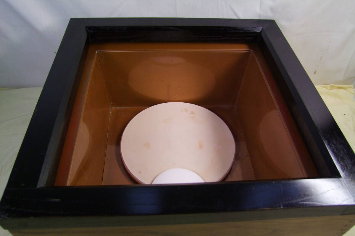 茶道具　置炉　底瓦・前瓦付_画像2