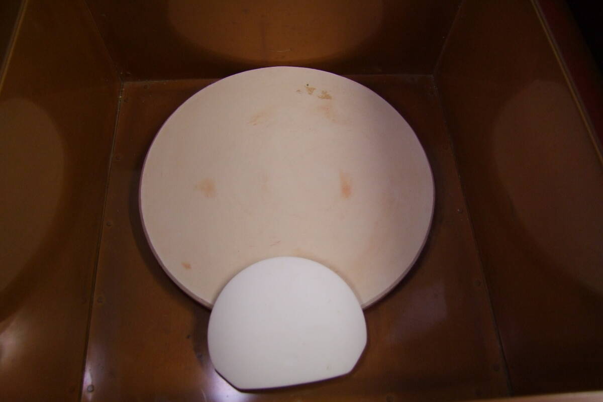 茶道具　置炉　底瓦・前瓦付_画像3